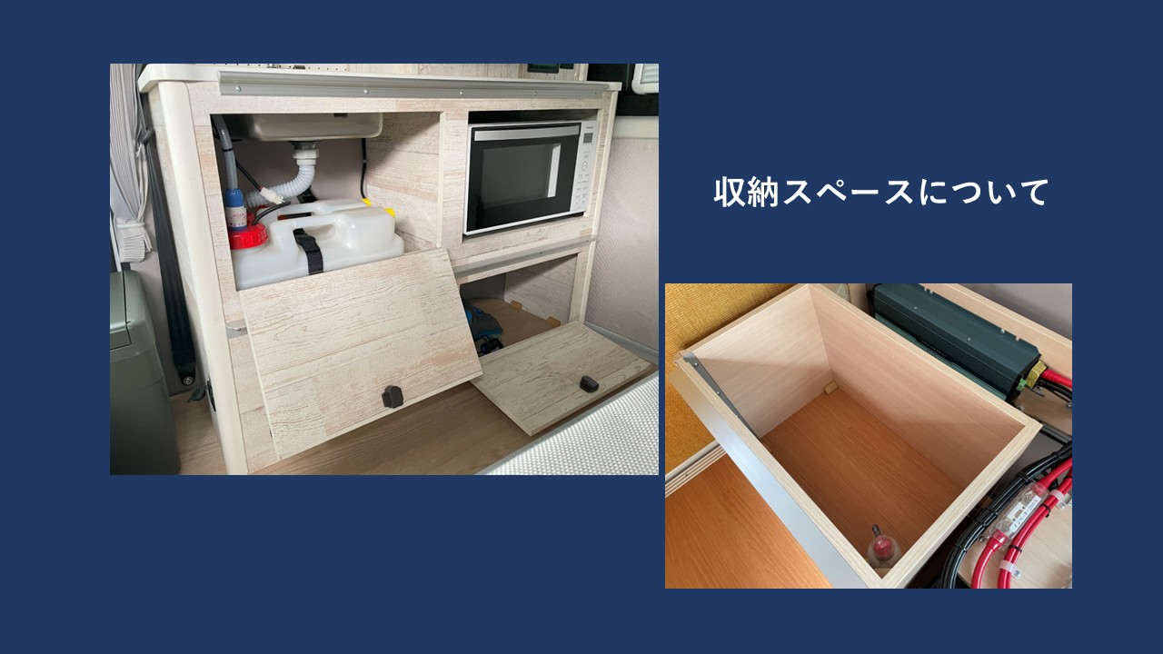 収納スペースについて